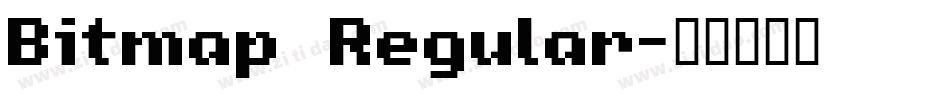 Bitmap Regular字体转换